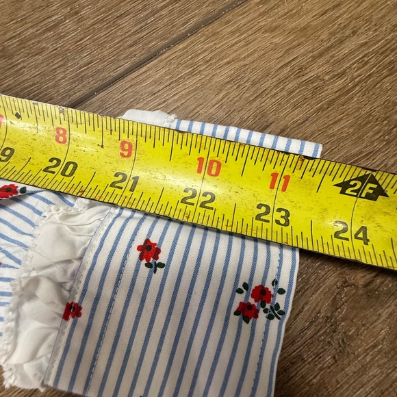 Brooks Brothers Women's Cotton Ruffled Floral Button Shirt Peter Pan Collar sz 6 - Picture 12 of 15